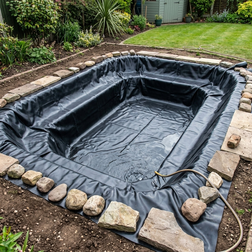 9m × 6m Pond Liner 40-year durability