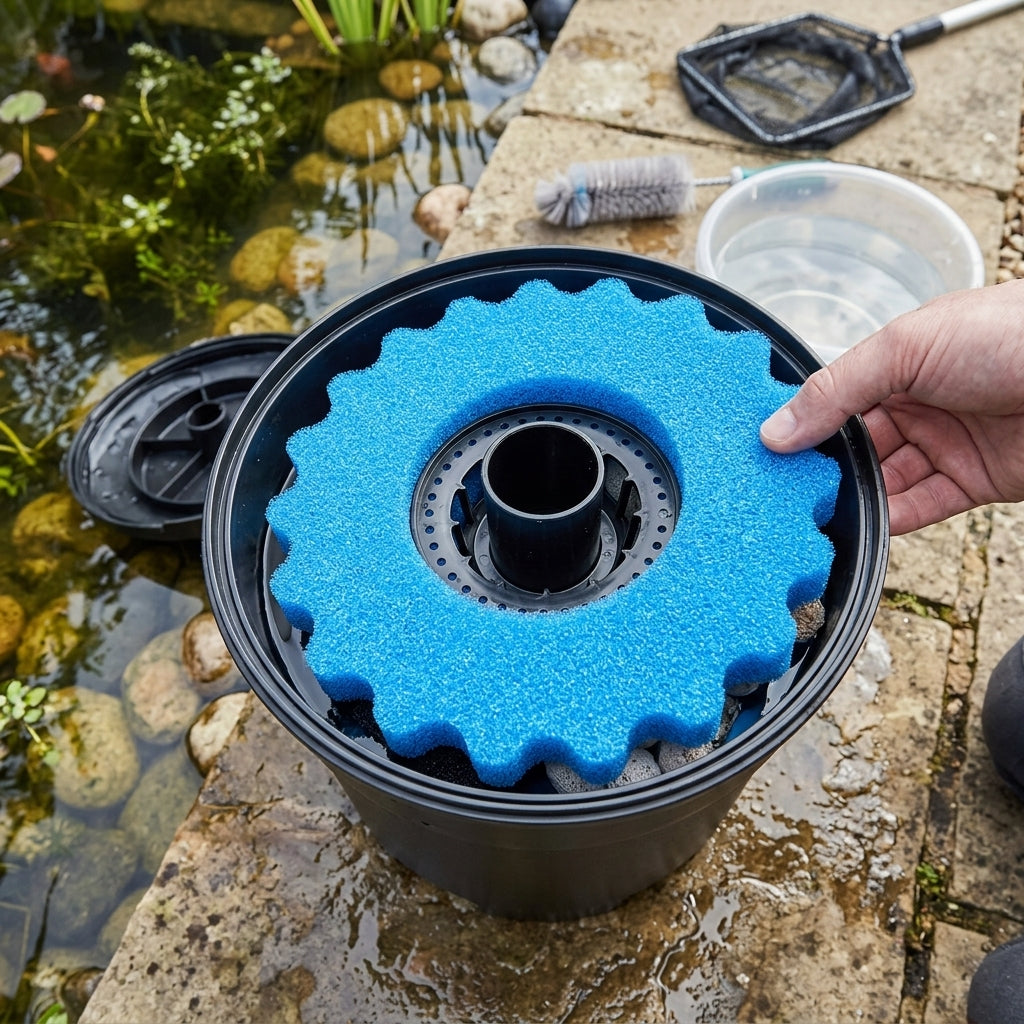 Coarse Blue Foam for 9000 Pressurised Pond Filter Replacement