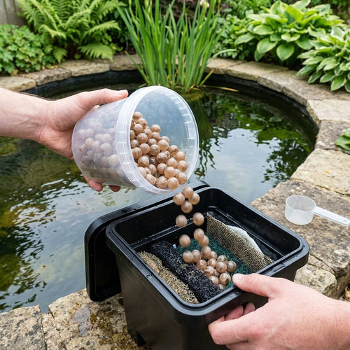 1,000ml Pond Bacteria Balls for Filters – Treats up to 20,000L