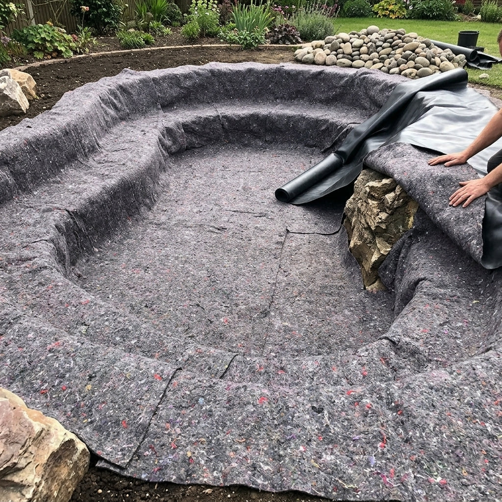 24m x 18m Fleece Underlay for Pond Liners