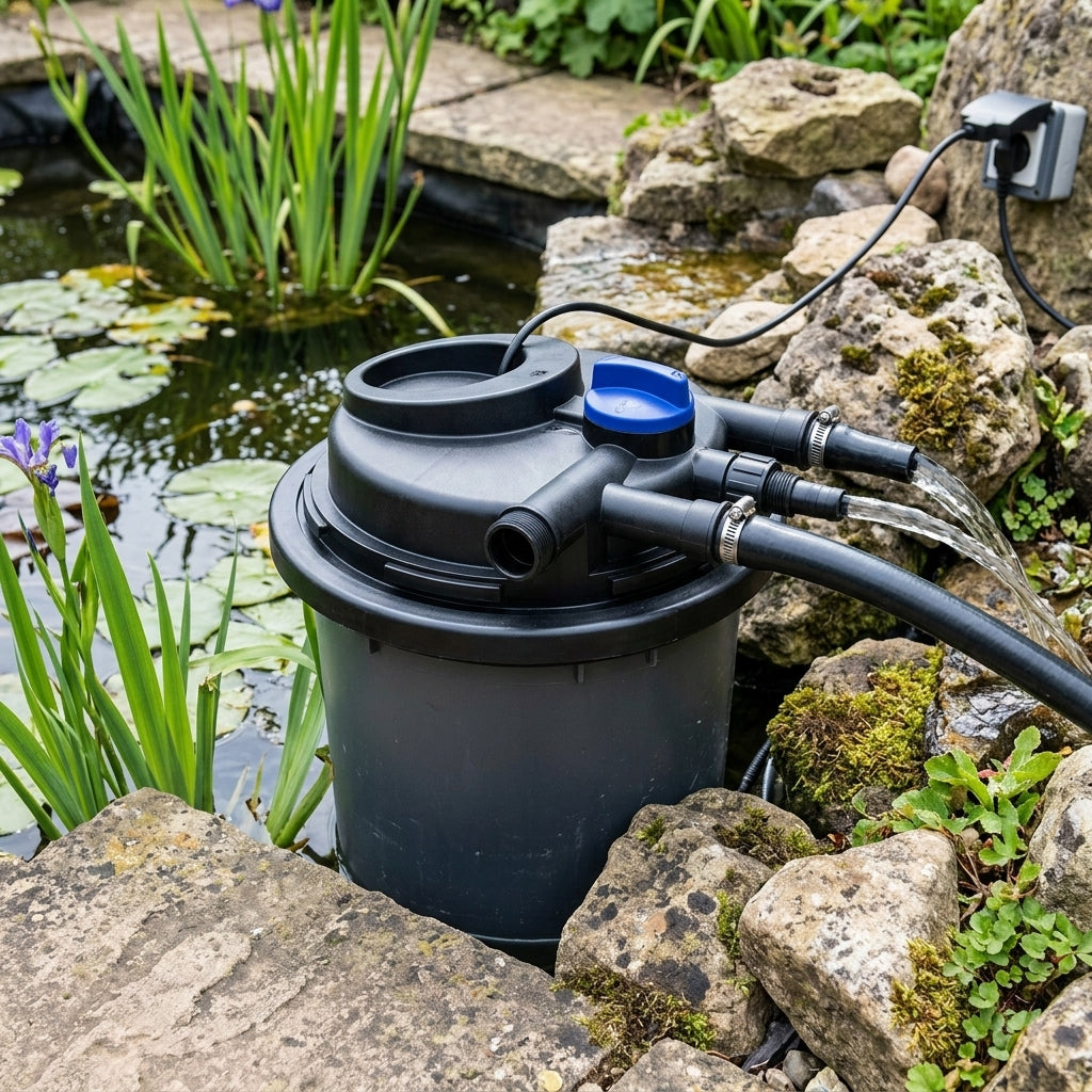 SpinClean 12000 Replacement Lid with 13W UVC for Pond Filter Systems